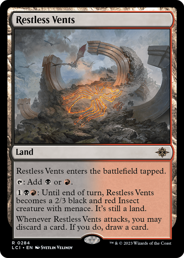 Restless Vents (LCI-284) - The Lost Caverns of Ixalan Foil