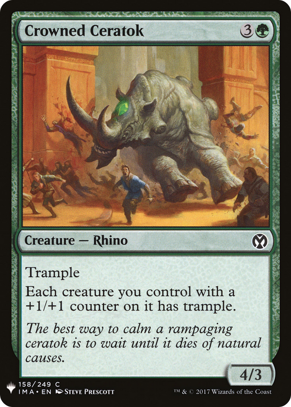 Crowned Ceratok (LIST-IMA-158) - The List