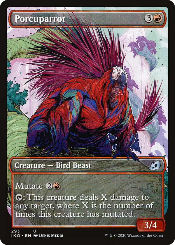 Porcuparrot (Showcase) (IKO-293) - Ikoria: Lair of Behemoths: (Showcase)