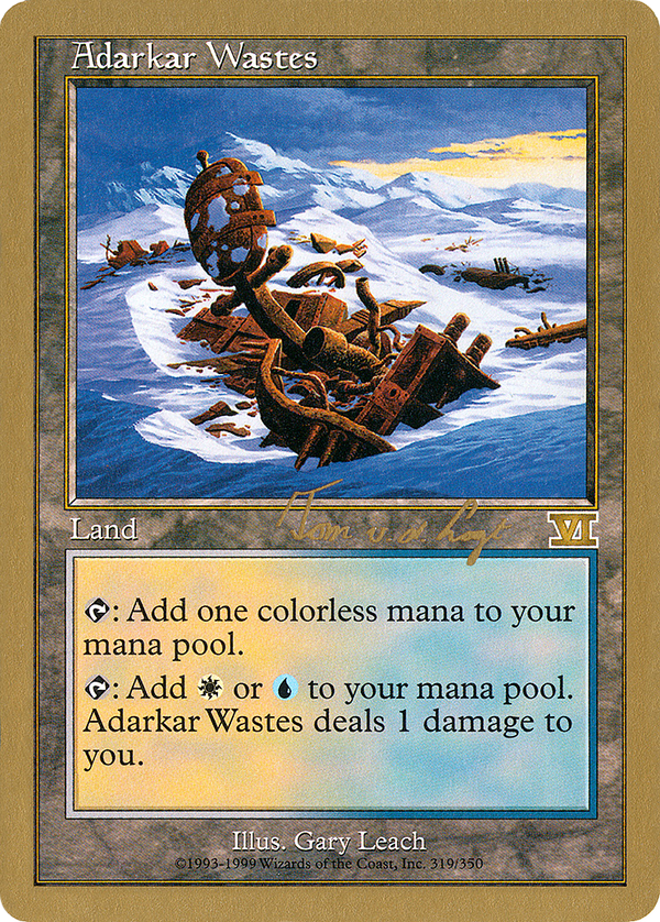 Adarkar Wastes - 2000 Tom van de Logt (6ED) (WCD-) - World Championship Decks 2000