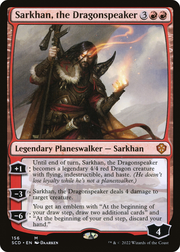 Sarkhan, the Dragonspeaker (SCD-156) - Starter Commander Decks