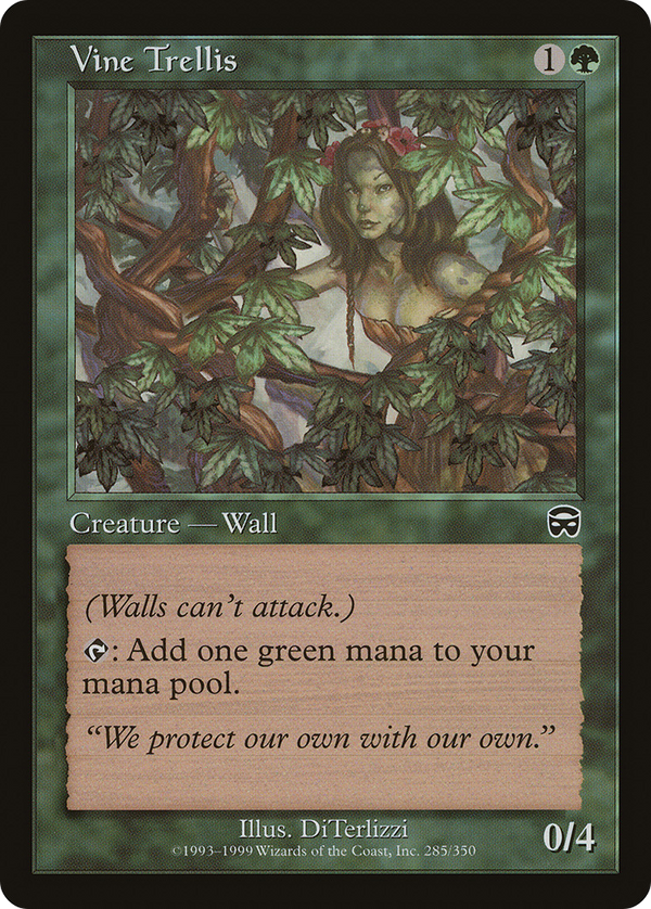 Vine Trellis (MMQ-285) - Mercadian Masques Foil
