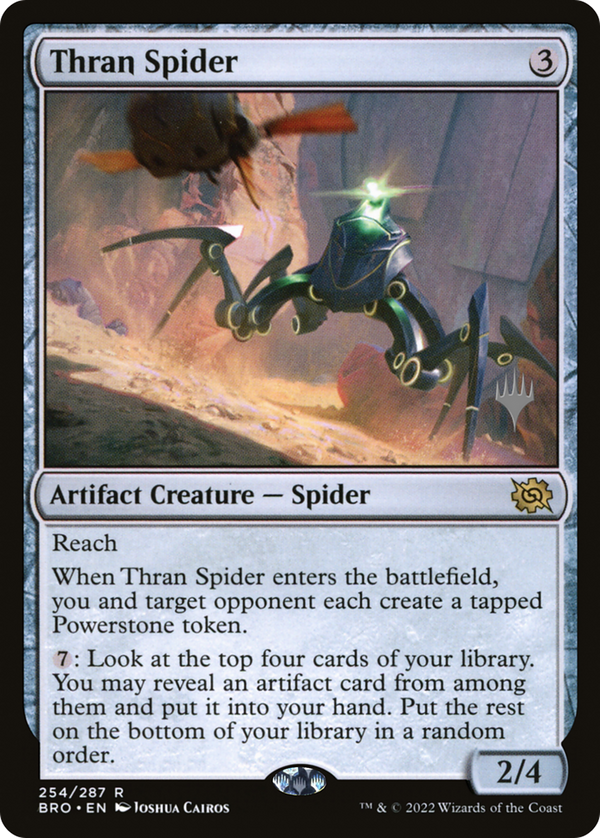 Thran Spider (PPBRO-254) - The Brothers' War Promos Foil