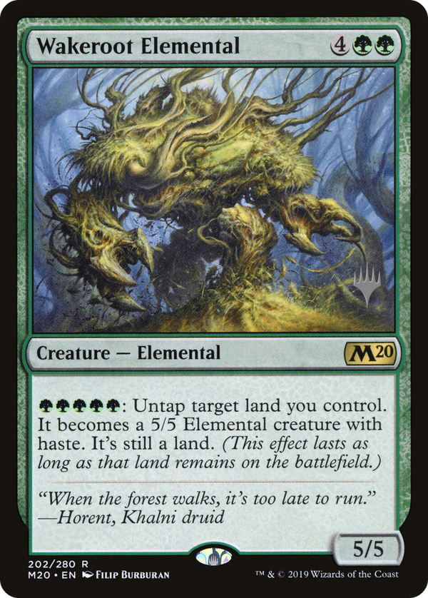 Wakeroot Elemental (PPM20-202) - Core Set 2020 Promos Foil