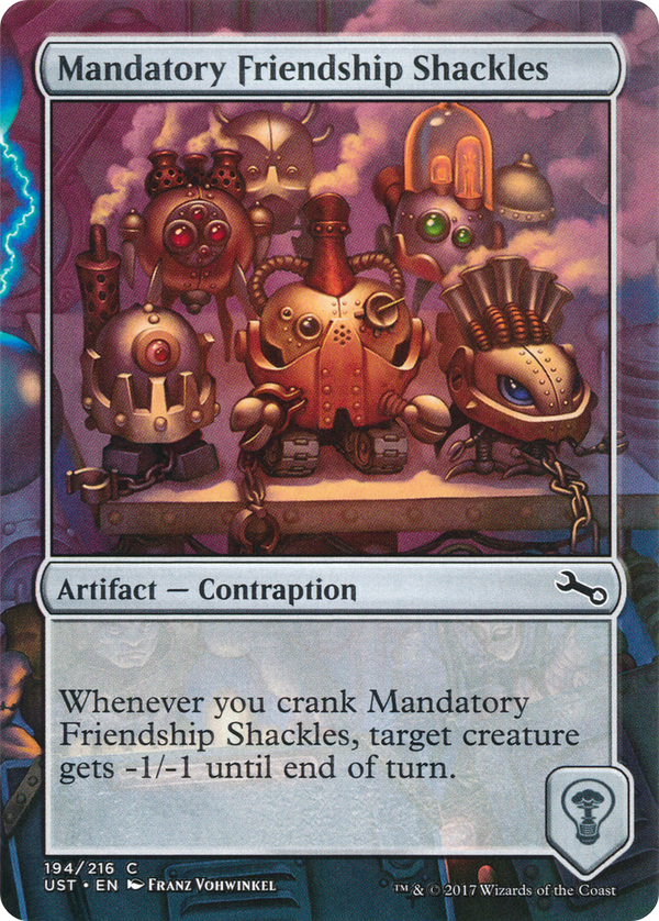 Mandatory Friendship Shackles (UST-194) - Unstable (Borderless) Foil
