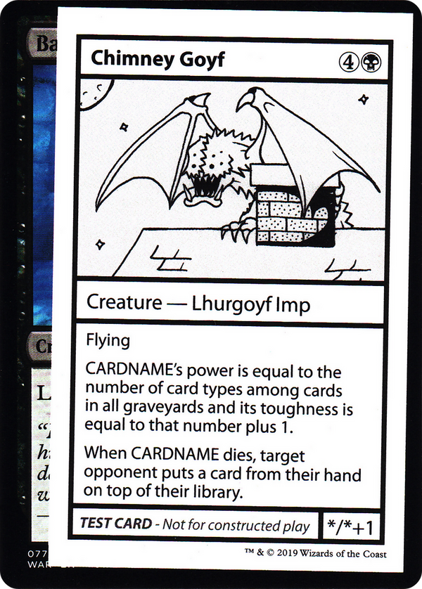 Chimney Goyf (No PW Symbol) (CMB1-) - Mystery Booster Playtest Cards 2021