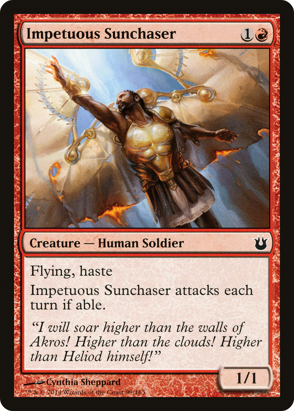 Impetuous Sunchaser (BNG-099) - Born of the Gods Foil