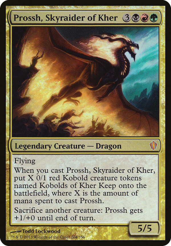 Prossh, Skyraider of Kher (Commander 2013) (OVER-204) - Commander 2013 Oversized Foil