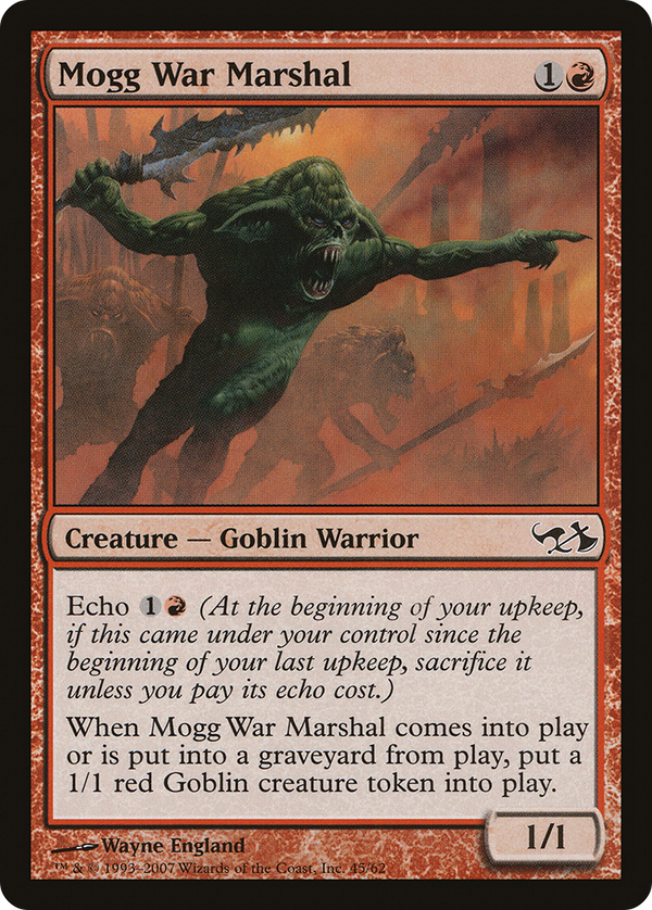 Mogg War Marshal (EVG-045) - Duel Decks: Elves vs. Goblins
