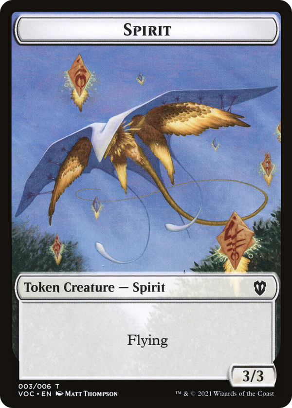 Spirit (TVOC-003) - Crimson Vow Commander Tokens