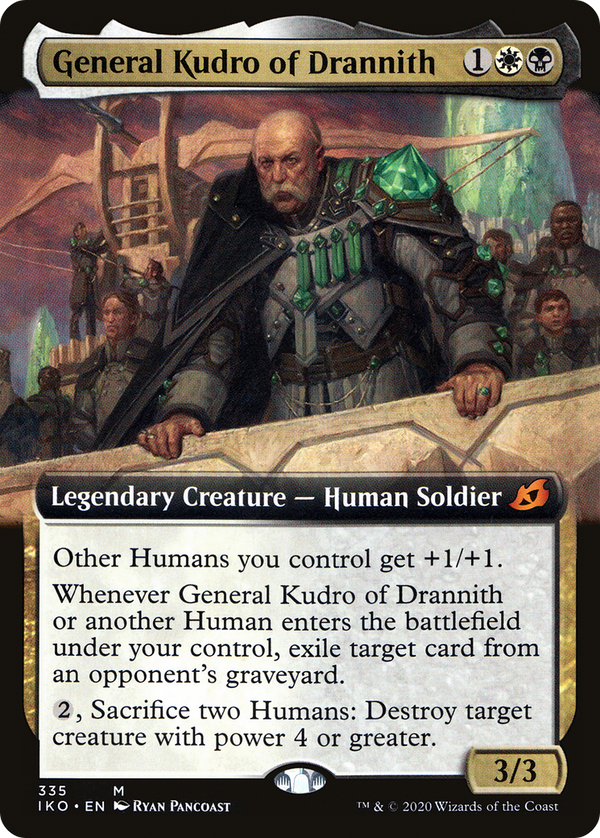General Kudro of Drannith (Extended Art) (IKO-335) - Ikoria: Lair of Behemoths: (Extended Art) Foil
