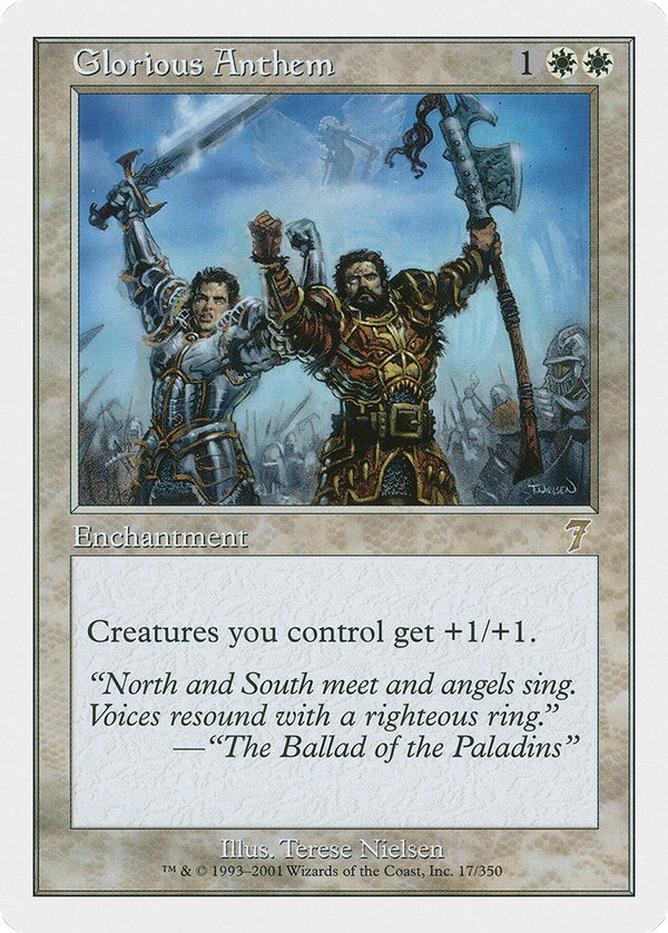 Glorious Anthem (7ED-017) - 7th Edition Foil