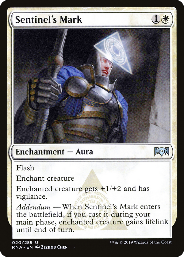 Sentinel's Mark (RNA-020) - Ravnica Allegiance Foil