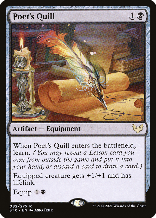 Poet's Quill (STX-082) - Strixhaven: School of Mages Foil