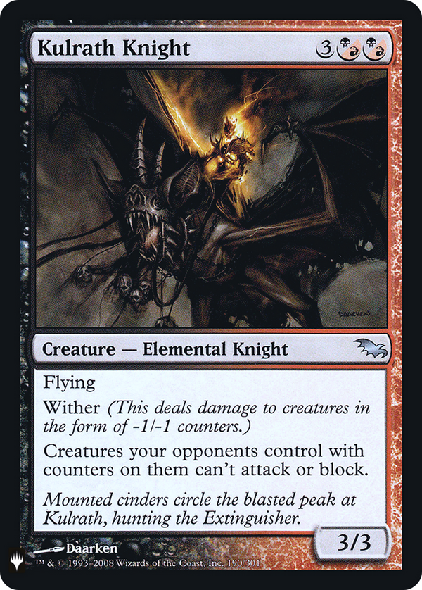 Kulrath Knight (LIST-SHM-190) - The List Foil