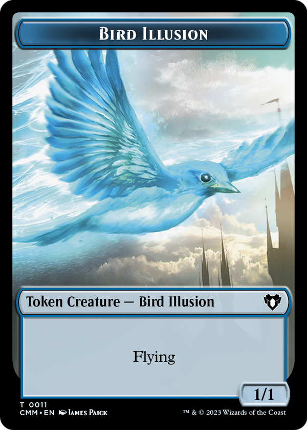 Bird Illusion (TCMM-011) - Commander Masters Tokens Foil