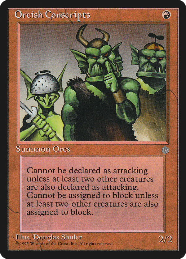 Orcish Conscripts (ICE-) - Ice Age