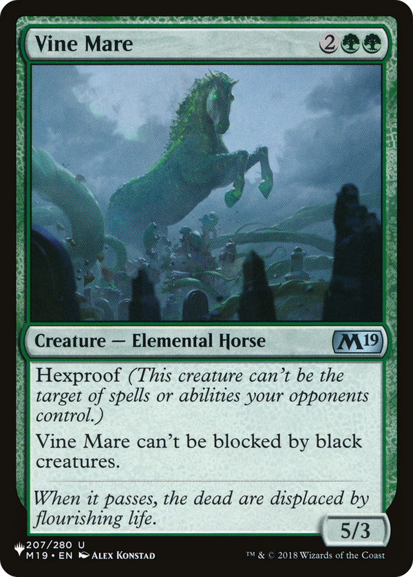 Vine Mare (LIST-M19-207) - The List