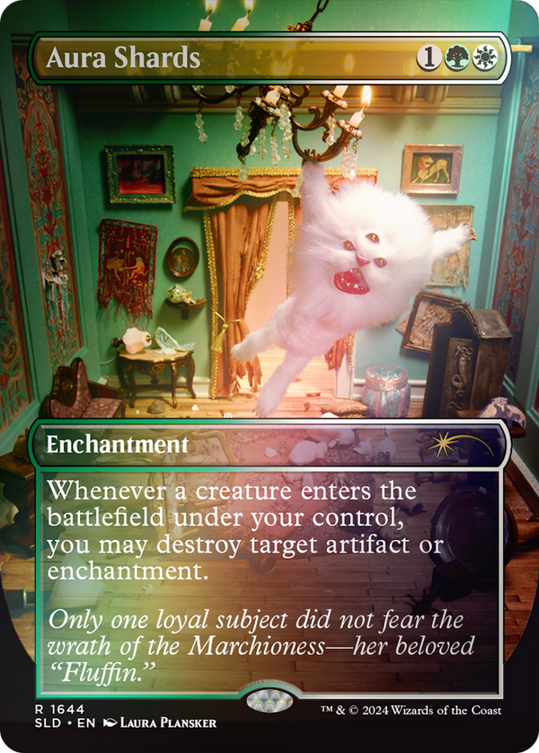 Aura Shards (Rainbow Foil) (SLD-1644★) - Secret Lair Drop (Borderless) Foil