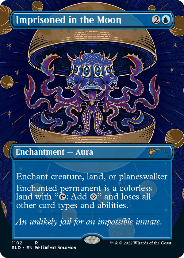 Imprisoned in the Moon (Borderless) (SLD-1102) - Secret Lair Drop (Borderless)