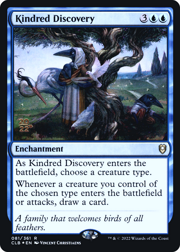 Kindred Discovery (PRE-081) - Battle for Baldur's Gate Promos Foil