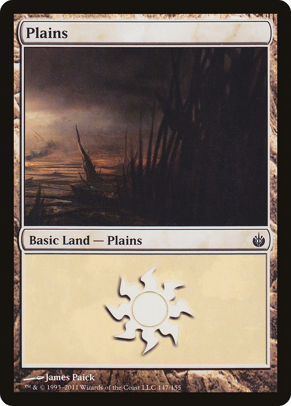 Plains (147) (MBS-147) - Mirrodin Besieged