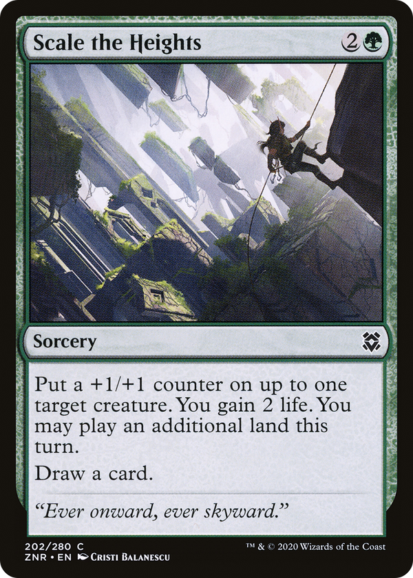 Scale the Heights (ZNR-202) - Zendikar Rising Foil