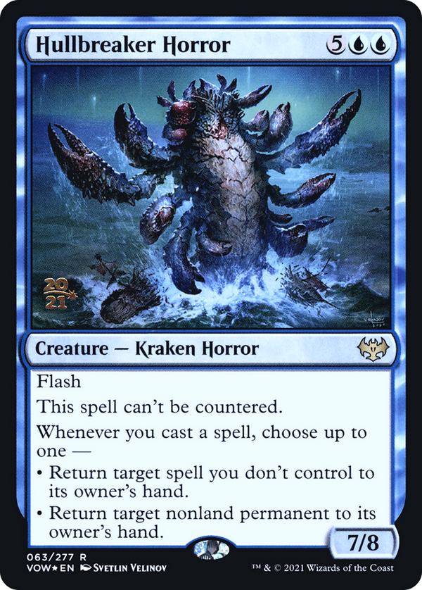 Hullbreaker Horror (PRE-063) - Innistrad: Crimson Vow Promos Foil