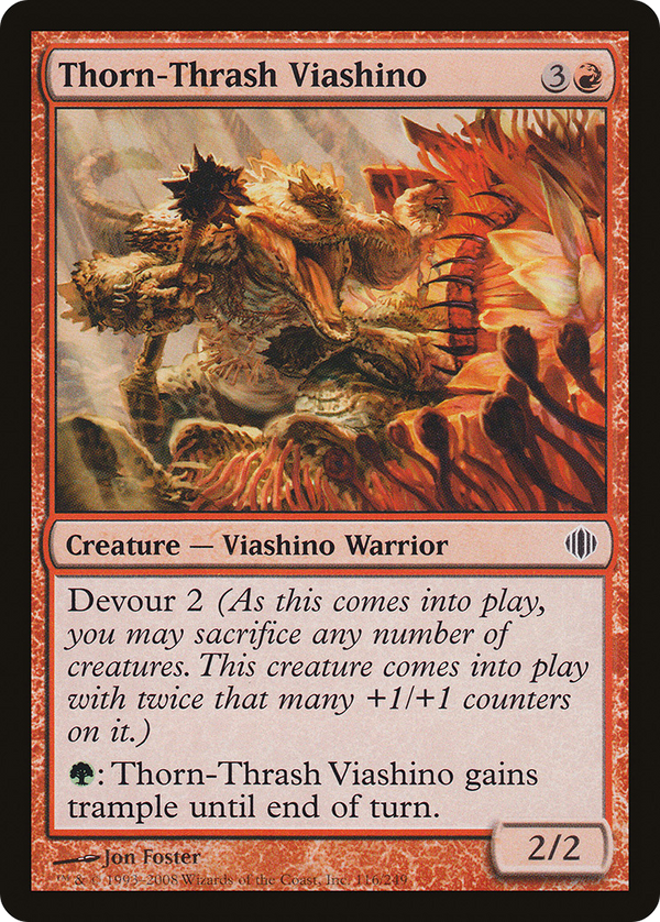 Thorn-Thrash Viashino (ALA-116) - Shards of Alara