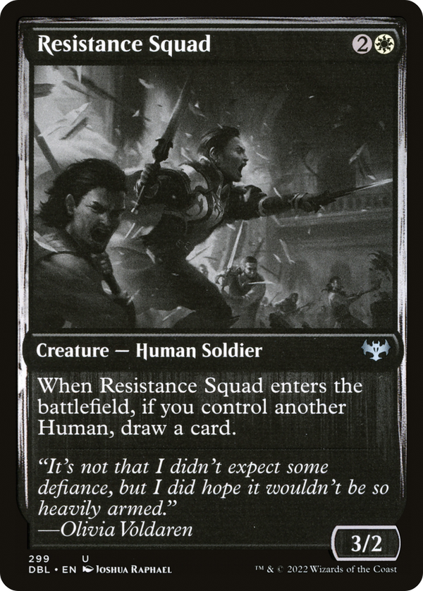 Resistance Squad (DBL-299) - Innistrad: Double Feature
