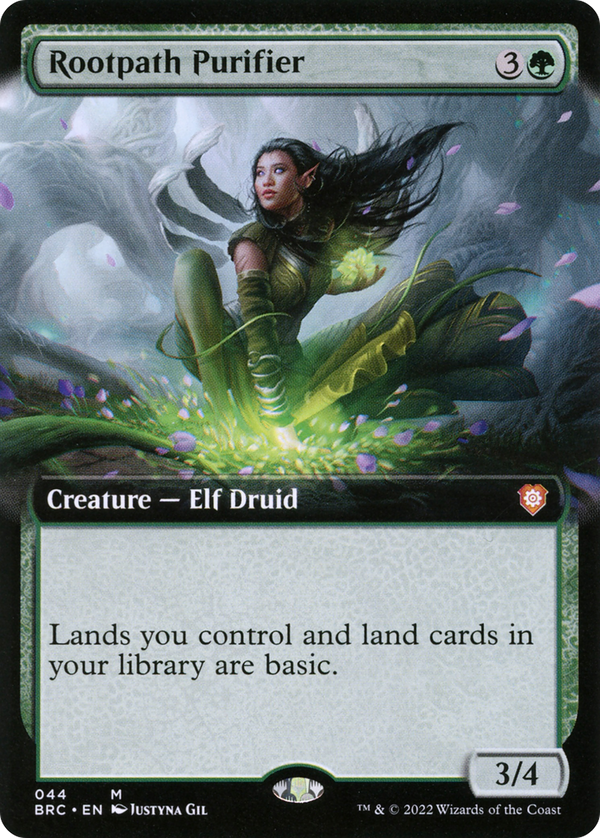 Rootpath Purifier (Extended Art) (BRC-044) - The Brothers' War Commander: (Extended Art) Foil