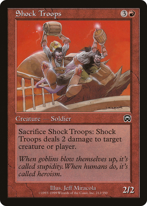 Shock Troops (MMQ-212) - Mercadian Masques
