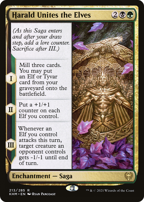 Harald Unites the Elves (KHM-213) - Kaldheim Foil