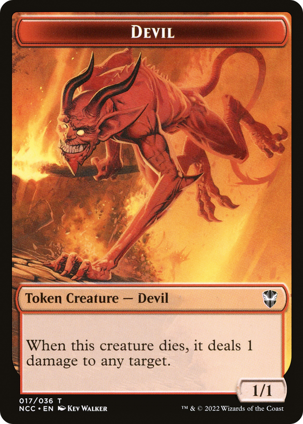 Devil (TNCC-017) - New Capenna Commander Tokens