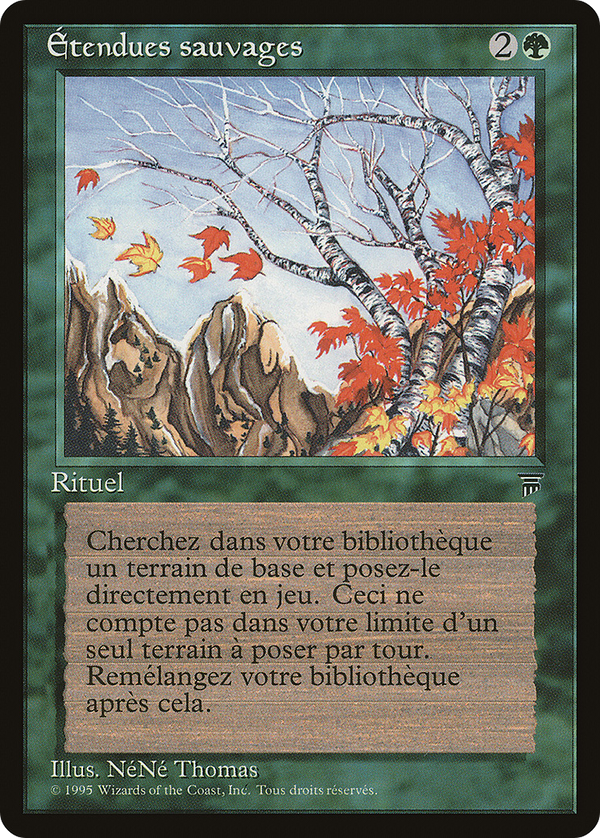 Untamed Wilds (French) - "Etendues sauvages" (REN-) - Renaissance