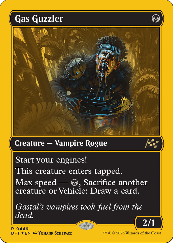 Gas Guzzler (First-Place Foil) (DFT-449) - Aetherdrift Foil