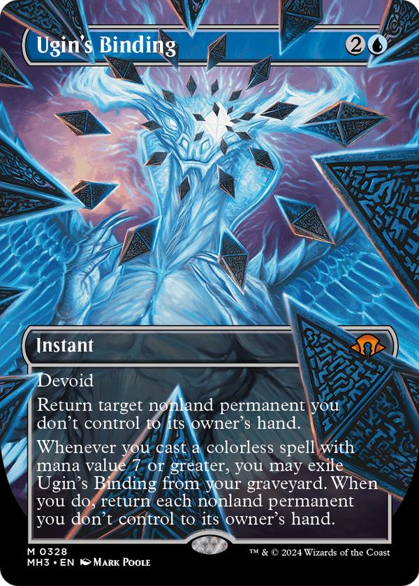 Ugin's Binding (Borderless) (MH3-328) - Modern Horizons 3 Foil