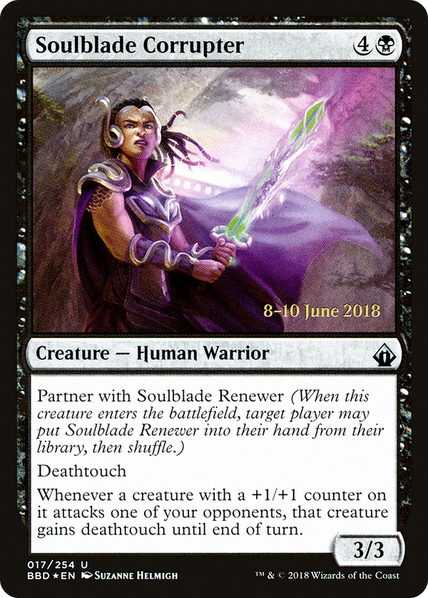 Soulblade Corrupter (LARP-017) - Battlebond Promos Foil