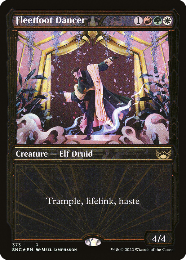 Fleetfoot Dancer (Gilded Foil) (SNC-373) - Streets of New Capenna: (Showcase) Foil