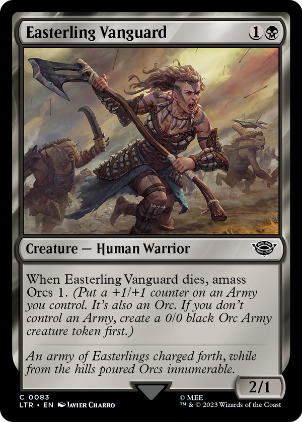 Easterling Vanguard (LTR-083) - The Lord of the Rings: Tales of Middle-earth Foil