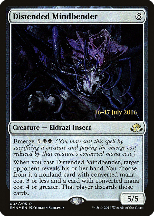 Distended Mindbender (PRE-03S) - Eldritch Moon Promos Foil