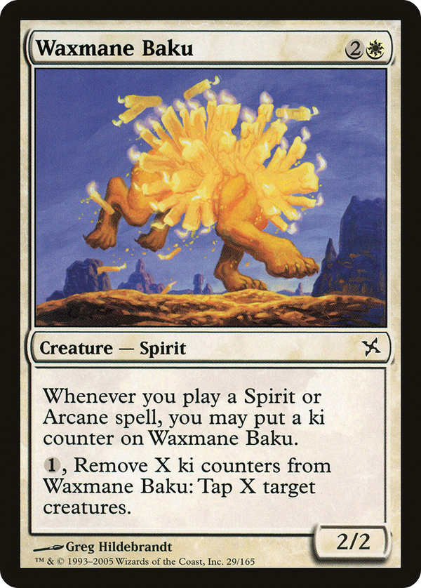 Waxmane Baku (BOK-029) - Betrayers of Kamigawa Foil