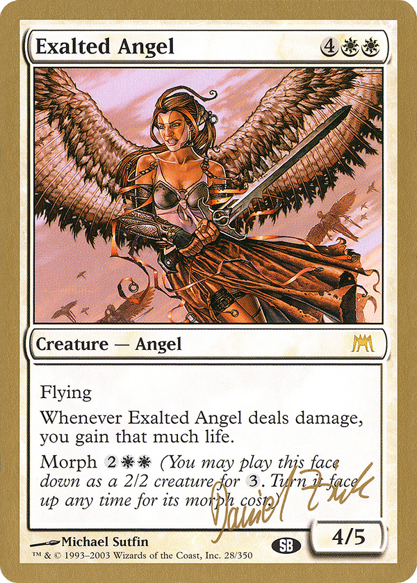 Exalted Angel - 2003 Daniel Zink (ONS) (SB) (WCD-DZ28SB) - World Championship Decks 2003
