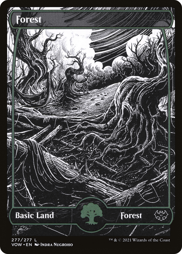 Forest (277) (VOW-277) - Innistrad: Crimson Vow: (Showcase)