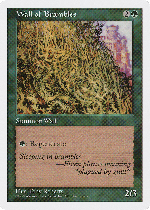 Wall of Brambles (5ED-) - Fifth Edition
