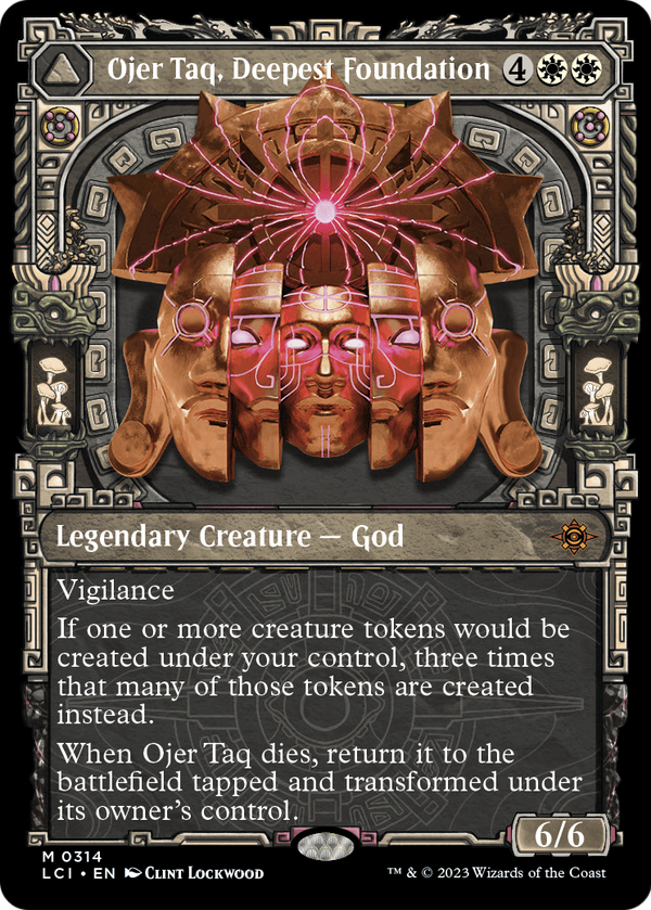 Ojer Taq, Deepest Foundation (Showcase) (LCI-314) - The Lost Caverns of Ixalan: (Showcase) Foil