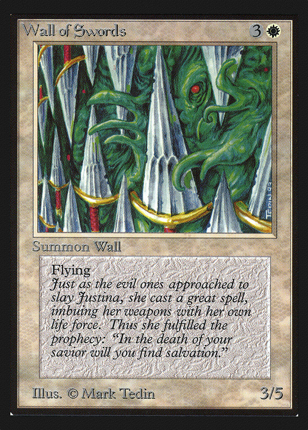 Wall of Swords (IE) (IED-) - Intl. Collectors' Edition