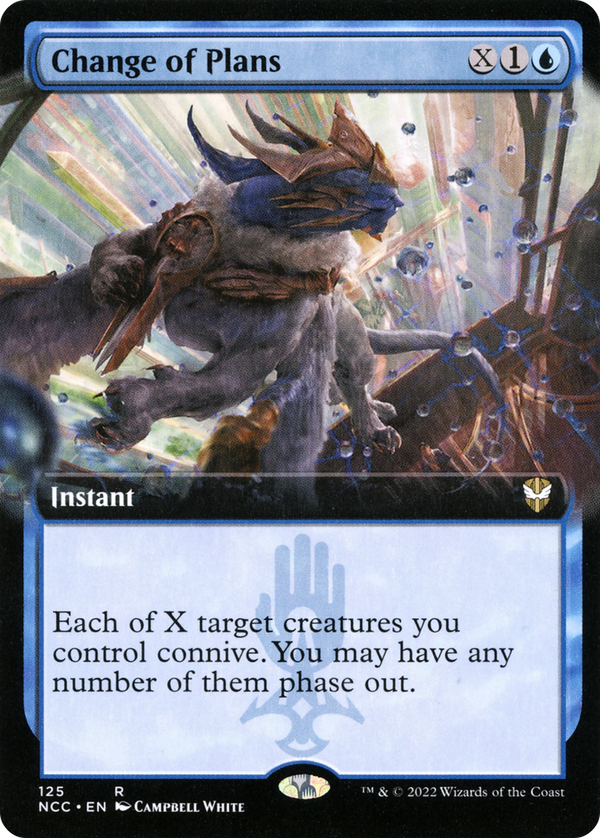 Change of Plans (Extended Art) (NCC-125) - New Capenna Commander: (Extended Art)