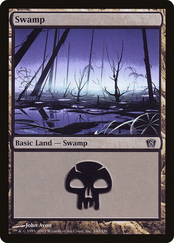 Swamp (340) (8ED-340) - 8th Edition