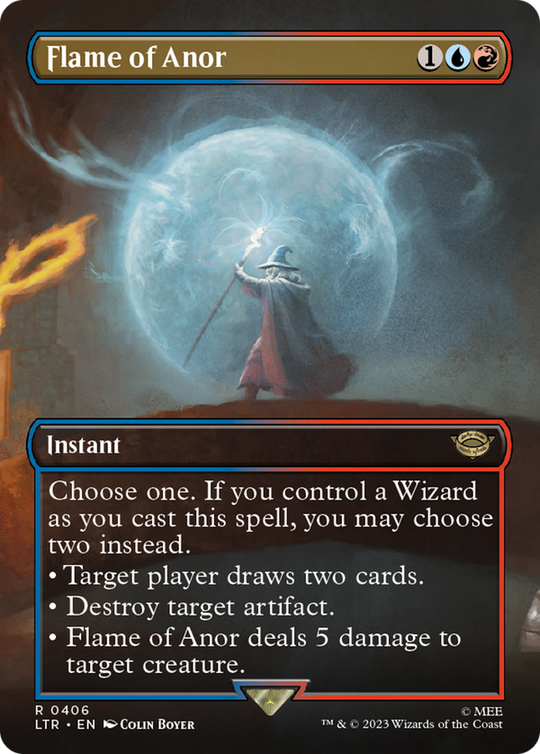 Flame of Anor (Borderless) (LTR-406) - The Lord of the Rings: Tales of Middle-earth Foil